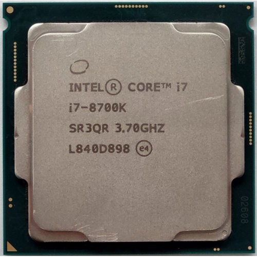 Процесор Intel Core i7-8700K 3.7(4.7)GHz 12MB s1151 Box (BX80684I78700K) (Відновлено продавцем, 838683) купити в Україні: Київ, Львів, Хмельницький, Тернопіль, Івано-Франківськ | Перевірка сумісності, низька ціна, відгуки, характеристики від TELEMART фото
