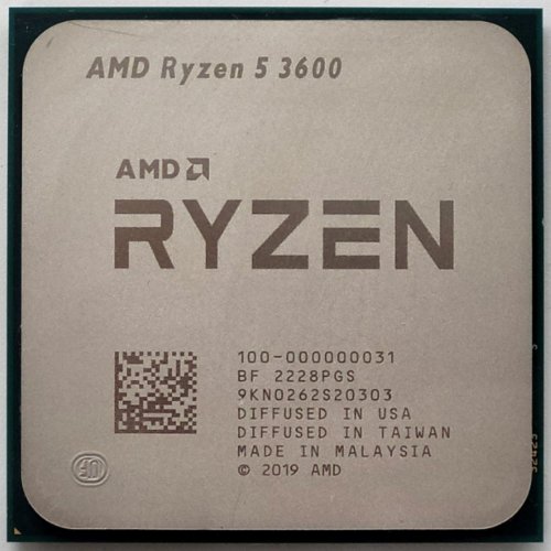 Процессор AMD Ryzen 5 3600 3.6(4.2)GHz 32MB sAM4 Tray (100-000000031) (Восстановлено продавцом, 838684) купить в Украине: Киев, Днепр, Харьков, Одесса  | Проверка совместимости, низкая цена, отзывы, характеристики от TELEMART фото