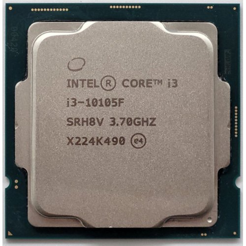 Процессор Intel Core i3-10105F 3.7(4.4)GHz 6MB s1200 Tray (CM8070104291323) (Восстановлено продавцом, 838686) купить в Украине: Киев, Днепр, Харьков, Одесса  | Проверка совместимости, низкая цена, отзывы, характеристики от TELEMART фото