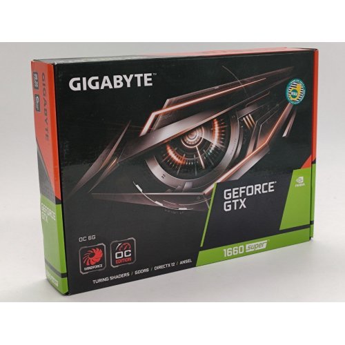 Відеокарта Gigabyte GeForce GTX 1660 SUPER OC 6144MB (GV-N166SOC-6GD) (Відновлено продавцем, 838696) купити в Україні: Київ, Львів, Хмельницький, Тернопіль, Івано-Франківськ | Перевірка сумісності, низька ціна, відгуки, характеристики від TELEMART фото