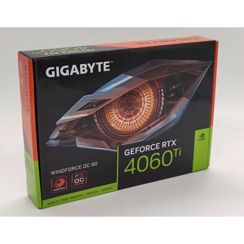 Відеокарта Gigabyte GeForce RTX 4060 Ti WindForce OC 8192MB (GV-N406TWF2OC-8GD) (Відновлено продавцем, 838699) купити в Україні: Київ, Львів, Хмельницький, Тернопіль, Івано-Франківськ | Перевірка сумісності, низька ціна, відгуки, характеристики від TELEMART фото