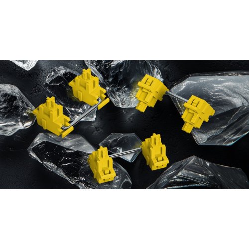 Уценка клавиатура HATOR Rockfall 3 TKL Aurum Orange Linear Rev.2.0 Wireless (HTK850UA) Black (Следы использования, 838704) купить в Украине: Киев, Днепр, Харьков, Одесса  | Низкая цена, отзывы, характеристики от TELEMART фото