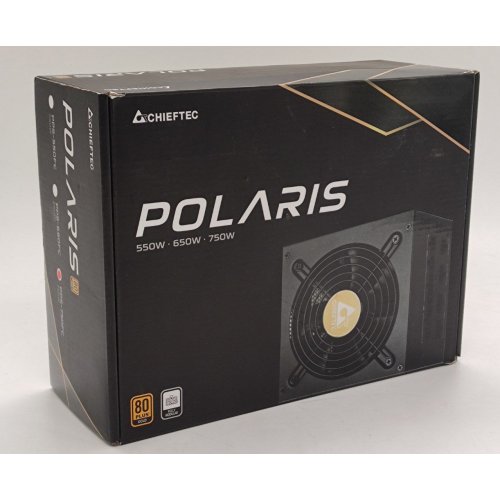Блок живлення CHIEFTEC Polaris 750W (PPS-750FC) (Відновлено продавцем, 838713) купити в Україні: Київ, Львів, Хмельницький, Тернопіль, Івано-Франківськ | Перевірка сумісності, низька ціна, відгуки, характеристики від TELEMART фото