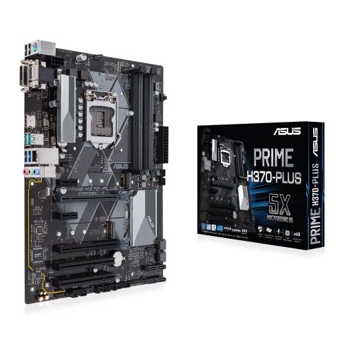 Материнська плата Asus PRIME H370-PLUS (s1151-V2, Intel H370) (Відновлено продавцем, 838933) купити в Україні: Київ, Львів, Хмельницький, Тернопіль, Івано-Франківськ | Перевірка сумісності, низька ціна, відгуки, характеристики від TELEMART фото