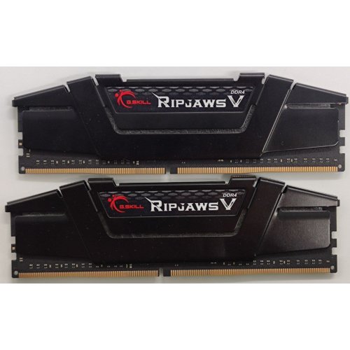 Озу G.Skill DDR4 32GB (2x16GB) 4266Mhz Ripjaws V Black (F4-4266C19D-32GVK) (Восстановлено продавцом, 838938) купить в Украине: Киев, Днепр, Харьков, Одесса  | Проверка совместимости, низкая цена, отзывы, характеристики от TELEMART фото