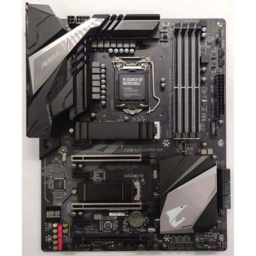 Материнська плата Gigabyte Z390 AORUS PRO WIFI (s1151-v2, Intel Z390) (Відновлено продавцем, 838949) купити в Україні: Київ, Львів, Хмельницький, Тернопіль, Івано-Франківськ | Перевірка сумісності, низька ціна, відгуки, характеристики від TELEMART фото