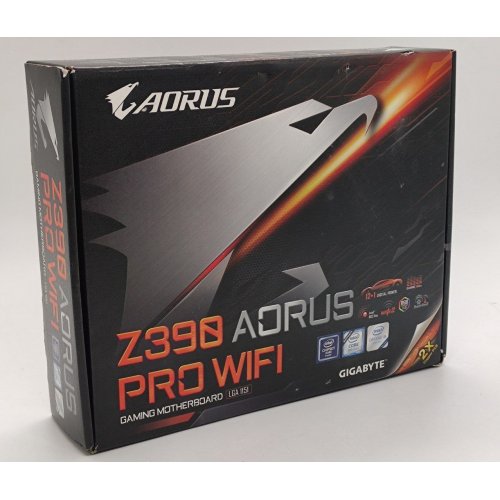 Материнська плата Gigabyte Z390 AORUS PRO WIFI (s1151-v2, Intel Z390) (Відновлено продавцем, 838949) купити в Україні: Київ, Львів, Хмельницький, Тернопіль, Івано-Франківськ | Перевірка сумісності, низька ціна, відгуки, характеристики від TELEMART фото