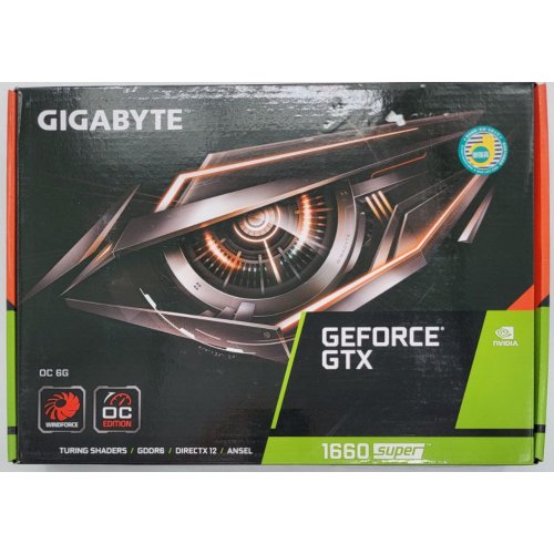 Відеокарта Gigabyte GeForce GTX 1660 SUPER OC 6144MB (GV-N166SOC-6GD) (Відновлено продавцем, 838993) купити в Україні: Київ, Львів, Хмельницький, Тернопіль, Івано-Франківськ | Перевірка сумісності, низька ціна, відгуки, характеристики від TELEMART фото