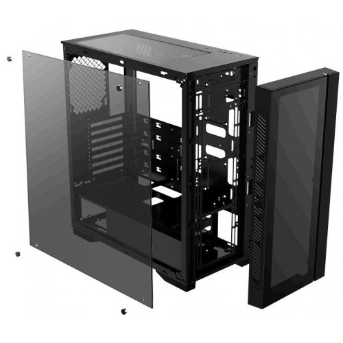 Корпус Deepcool MATREXX 55 V3 RGB Tempered Glass без БП Black (Восстановлено продавцом, 839130) купить в Украине: Киев, Днепр, Харьков, Одесса  | Проверка совместимости, низкая цена, отзывы, характеристики от TELEMART фото