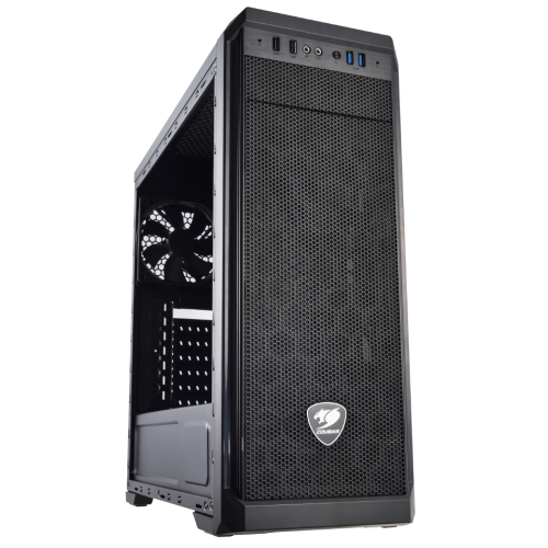 Корпус Cougar MX330-G Tempered Glass без БП Black (Відновлено продавцем, 839139) купити в Україні: Київ, Львів, Хмельницький, Тернопіль, Івано-Франківськ | Перевірка сумісності, низька ціна, відгуки, характеристики від TELEMART фото