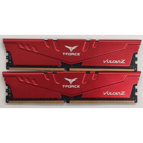 Озп Team DDR4 16GB (2x8GB) 3000Mhz T-Force Vulcan Z Red (TLZRD416G3000HC16CDC01) (Відновлено продавцем, 839206) купити в Україні: Київ, Львів, Хмельницький, Тернопіль, Івано-Франківськ | Перевірка сумісності, низька ціна, відгуки, характеристики від TELEMART фото