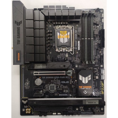 Материнская плата Asus TUF GAMING B760-PLUS WIFI (s1700, Intel B760) (Восстановлено продавцом, 839215) купить в Украине: Киев, Днепр, Харьков, Одесса  | Проверка совместимости, низкая цена, отзывы, характеристики от TELEMART фото