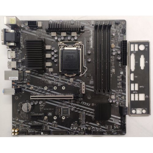 Материнская плата MSI B460M PRO-VDH (s1200, Intel B460) (Восстановлено продавцом, 839223) купить в Украине: Киев, Днепр, Харьков, Одесса  | Проверка совместимости, низкая цена, отзывы, характеристики от TELEMART фото