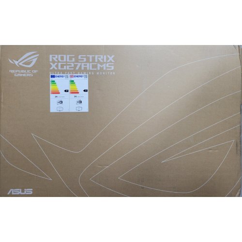 Уценка монитор Asus 27" ROG Strix XG27ACMS (90LM0BE0-B01171) Black (Повреждена упаковка, 839254) купить в Украине: Киев, Днепр, Харьков, Одесса  | Низкая цена, отзывы, характеристики от TELEMART фото