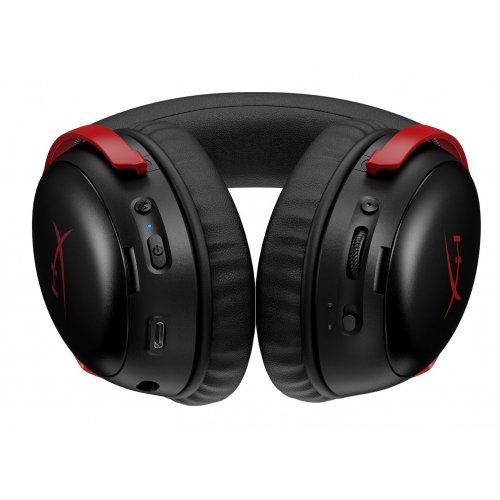 Наушники HyperX Cloud III S Wireless (A59Z0AA) Black/Red купить в Украине: Киев, Днепр, Харьков, Одесса  | Низкая цена, отзывы, характеристики от TELEMART фото