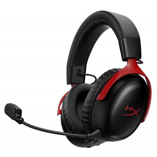 Наушники HyperX Cloud III S Wireless (A59Z0AA) Black/Red купить в Украине: Киев, Днепр, Харьков, Одесса  | Низкая цена, отзывы, характеристики от TELEMART фото
