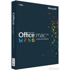 Офісний додаток Microsoft Office Mac Home and Business 2011 Russian DVD Box (W6F-00211)