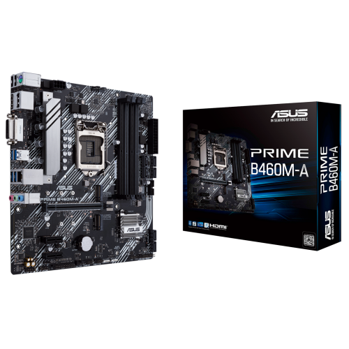 Материнская плата Asus PRIME B460M-A (s1200, Intel B460) (Восстановлено продавцом, 839492) купить в Украине: Киев, Днепр, Харьков, Одесса  | Проверка совместимости, низкая цена, отзывы, характеристики от TELEMART фото