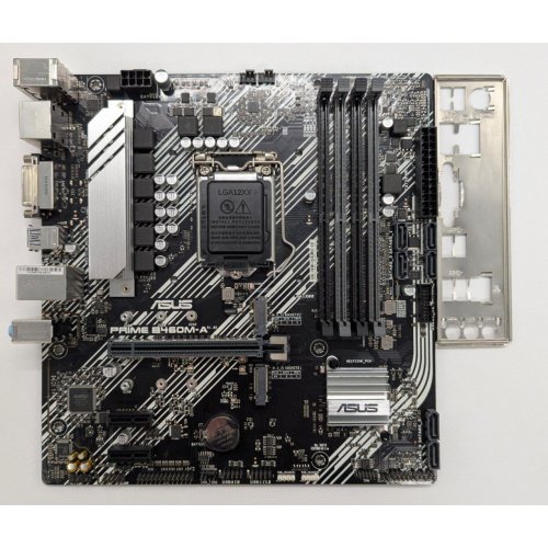 Материнская плата Asus PRIME B460M-A (s1200, Intel B460) (Восстановлено продавцом, 839492) купить в Украине: Киев, Днепр, Харьков, Одесса  | Проверка совместимости, низкая цена, отзывы, характеристики от TELEMART фото