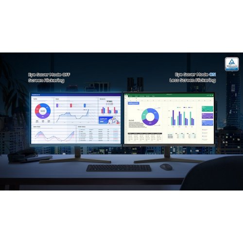 Монитор Samsung 27" Essential Monitor S3 S39GD (LS27D390GAIXUA) Black купить в Украине: Киев, Днепр, Харьков, Одесса  | Низкая цена, отзывы, характеристики от TELEMART фото