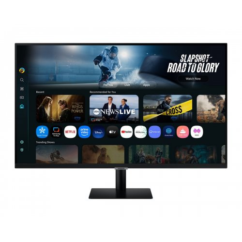 Монітор Samsung 32" Smart M70F (LS32FM702UZXUA) Black купити в Україні: Київ, Львів, Хмельницький, Тернопіль, Івано-Франківськ | Низька ціна, відгуки, характеристики від TELEMART фото