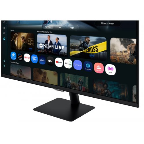 Монітор Samsung 32" Smart M70F (LS32FM702UZXUA) Black купити в Україні: Київ, Львів, Хмельницький, Тернопіль, Івано-Франківськ | Низька ціна, відгуки, характеристики від TELEMART фото