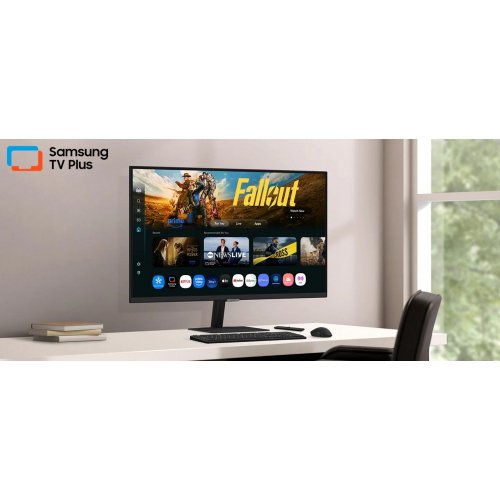Монітор Samsung 32" Smart M70F (LS32FM702UZXUA) Black купити в Україні: Київ, Львів, Хмельницький, Тернопіль, Івано-Франківськ | Низька ціна, відгуки, характеристики від TELEMART фото