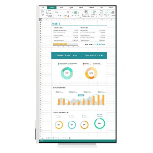 Монитор Samsung 32" Smart M80F (LS32FM803UZXUA) White купить в Украине: Киев, Днепр, Харьков, Одесса  | Низкая цена, отзывы, характеристики от TELEMART фото