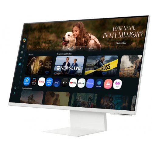 Монитор Samsung 32" Smart M80F (LS32FM803UZXUA) White купить в Украине: Киев, Днепр, Харьков, Одесса  | Низкая цена, отзывы, характеристики от TELEMART фото
