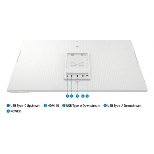 Монитор Samsung 32" Smart M80F (LS32FM803UZXUA) White купить в Украине: Киев, Днепр, Харьков, Одесса  | Низкая цена, отзывы, характеристики от TELEMART фото