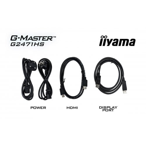 Монитор Iiyama 23.8" G-Master G2471HS-B1 Black купить в Украине: Киев, Днепр, Харьков, Одесса  | Низкая цена, отзывы, характеристики от TELEMART фото
