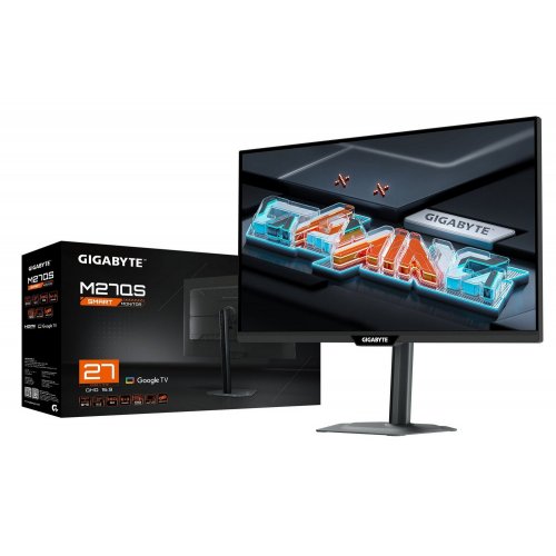 Монітор Gigabyte 27" M27QS Black купити в Україні: Київ, Львів, Хмельницький, Тернопіль, Івано-Франківськ | Низька ціна, відгуки, характеристики від TELEMART фото