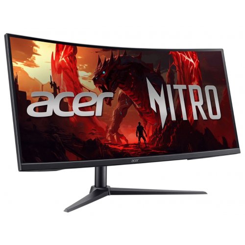 Монитор Acer 34" Nitro XZ340CURX0bmiiphx (UM.CX0EE.013) Black купить в Украине: Киев, Днепр, Харьков, Одесса  | Низкая цена, отзывы, характеристики от TELEMART фото