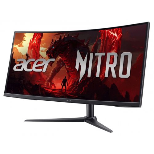 Монитор Acer 34" Nitro XZ340CURX0bmiiphx (UM.CX0EE.013) Black купить в Украине: Киев, Днепр, Харьков, Одесса  | Низкая цена, отзывы, характеристики от TELEMART фото