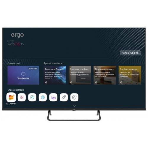Телевізор ERGO 43" 43WUS9200 Black купити в Україні: Київ, Львів, Хмельницький, Тернопіль, Івано-Франківськ | Низька ціна, відгуки, характеристики від TELEMART фото