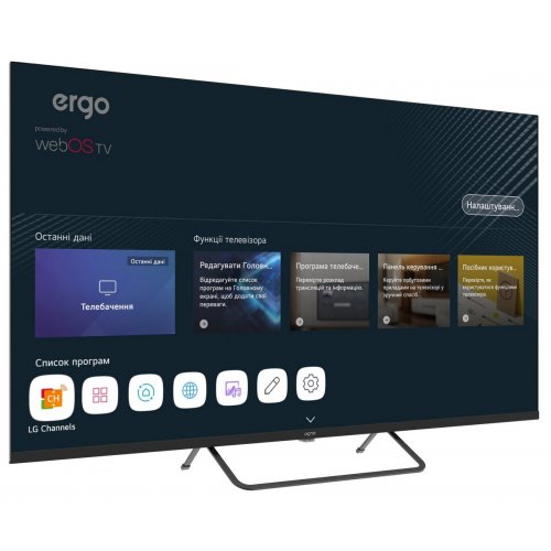 Телевізор ERGO 43" 43WUS9200 Black купити в Україні: Київ, Львів, Хмельницький, Тернопіль, Івано-Франківськ | Низька ціна, відгуки, характеристики від TELEMART фото