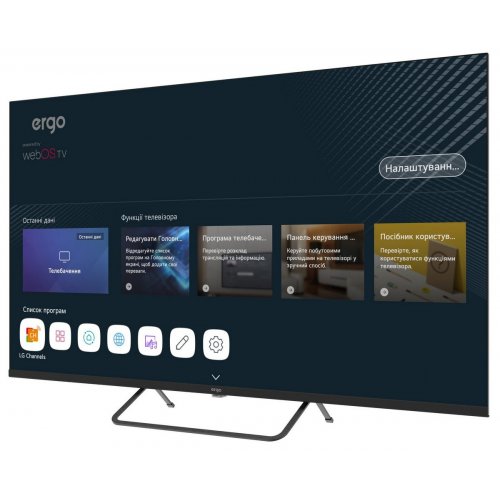 Телевізор ERGO 43" 43WUS9200 Black купити в Україні: Київ, Львів, Хмельницький, Тернопіль, Івано-Франківськ | Низька ціна, відгуки, характеристики від TELEMART фото