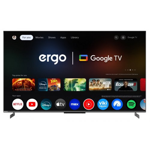 Телевізор ERGO 65" 65MQ95 Game Pro Black купити в Україні: Київ, Львів, Хмельницький, Тернопіль, Івано-Франківськ | Низька ціна, відгуки, характеристики від TELEMART фото