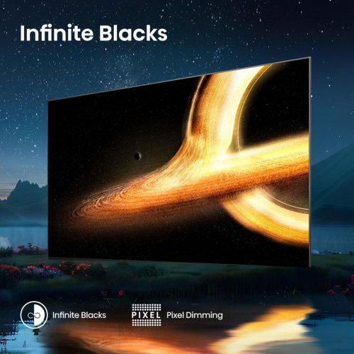 Телевизор Hisense 55" 55A85Q Black купить в Украине: Киев, Днепр, Харьков, Одесса  | Низкая цена, отзывы, характеристики от TELEMART фото