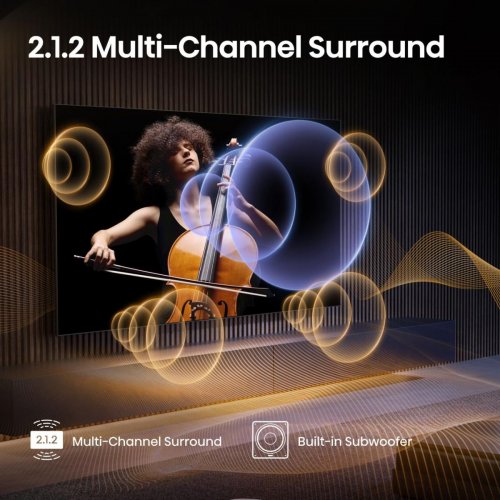 Телевізор Hisense 85" 85U7Q PRO Black купити в Україні: Київ, Львів, Хмельницький, Тернопіль, Івано-Франківськ | Низька ціна, відгуки, характеристики від TELEMART фото