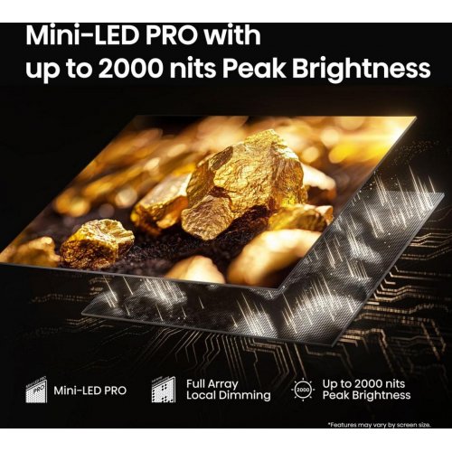 Телевізор Hisense 85" 85U7Q PRO Black купити в Україні: Київ, Львів, Хмельницький, Тернопіль, Івано-Франківськ | Низька ціна, відгуки, характеристики від TELEMART фото