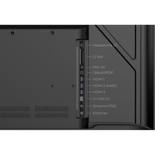 Телевизор Kivi 50" 50U800KB Black купить в Украине: Киев, Днепр, Харьков, Одесса  | Низкая цена, отзывы, характеристики от TELEMART фото