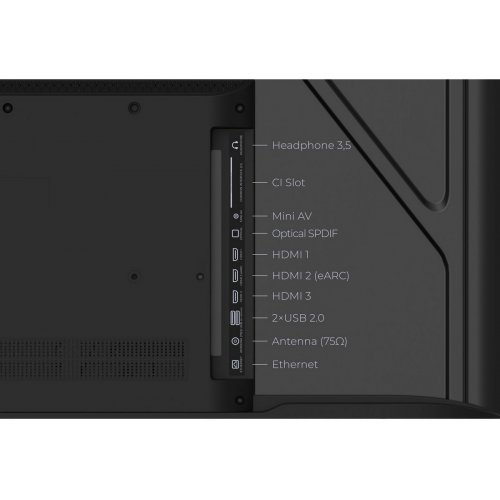 Телевизор Kivi 55" 55U800KB Black купить в Украине: Киев, Днепр, Харьков, Одесса  | Низкая цена, отзывы, характеристики от TELEMART фото