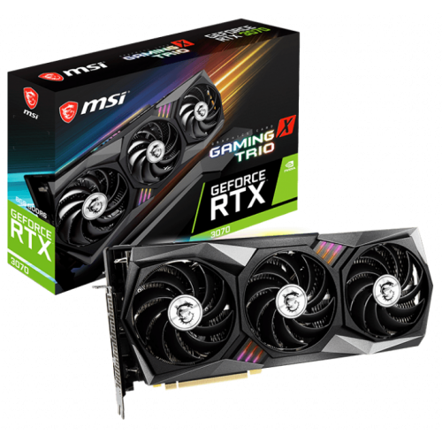 Видеокарта MSI GeForce RTX 3070 GAMING X TRIO 8192MB (RTX 3070 GAMING X TRIO) (Восстановлено продавцом, 839578) купить в Украине: Киев, Днепр, Харьков, Одесса  | Проверка совместимости, низкая цена, отзывы, характеристики от TELEMART фото