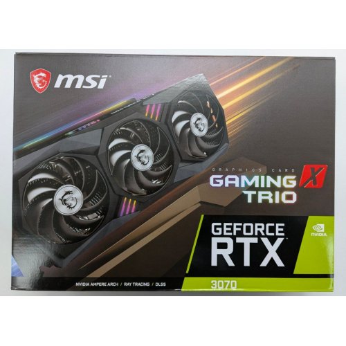Видеокарта MSI GeForce RTX 3070 GAMING X TRIO 8192MB (RTX 3070 GAMING X TRIO) (Восстановлено продавцом, 839578) купить в Украине: Киев, Днепр, Харьков, Одесса  | Проверка совместимости, низкая цена, отзывы, характеристики от TELEMART фото