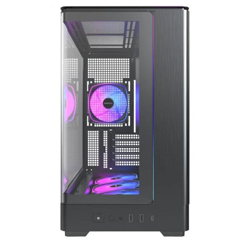 Корпус Montech King 15 Pro без БЖ Black купити в Україні: Київ, Львів, Хмельницький, Тернопіль, Івано-Франківськ | Перевірка сумісності, низька ціна, відгуки, характеристики від TELEMART фото