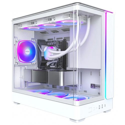 Корпус Montech King 15 Pro без БЖ White купити в Україні: Київ, Львів, Хмельницький, Тернопіль, Івано-Франківськ | Перевірка сумісності, низька ціна, відгуки, характеристики від TELEMART фото