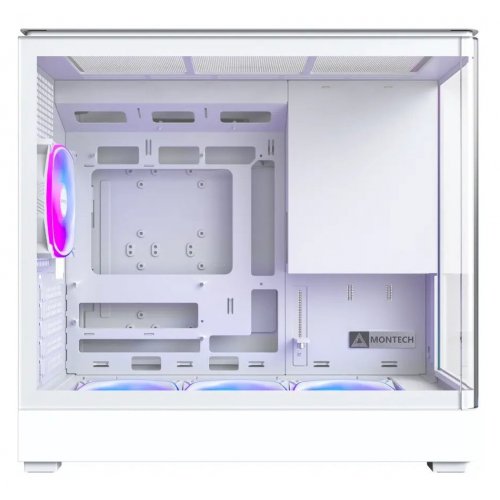 Корпус Montech King 15 Pro без БЖ White купити в Україні: Київ, Львів, Хмельницький, Тернопіль, Івано-Франківськ | Перевірка сумісності, низька ціна, відгуки, характеристики від TELEMART фото