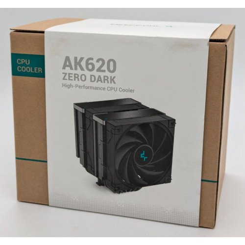 Кулер Deepcool AK620 ZERO DARK (R-AK620-BKNNMT-G-1) (Відновлено продавцем, 839592) купити в Україні: Київ, Львів, Хмельницький, Тернопіль, Івано-Франківськ | Перевірка сумісності, низька ціна, відгуки, характеристики від TELEMART фото