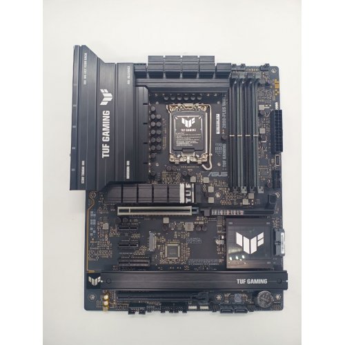 Уцінка материнська плата Asus TUF GAMING Z890-PLUS WIFI (s1851, Intel Z890) (Сліди використання, 839596) купити в Україні: Київ, Львів, Хмельницький, Тернопіль, Івано-Франківськ | Перевірка сумісності, низька ціна, відгуки, характеристики від TELEMART фото